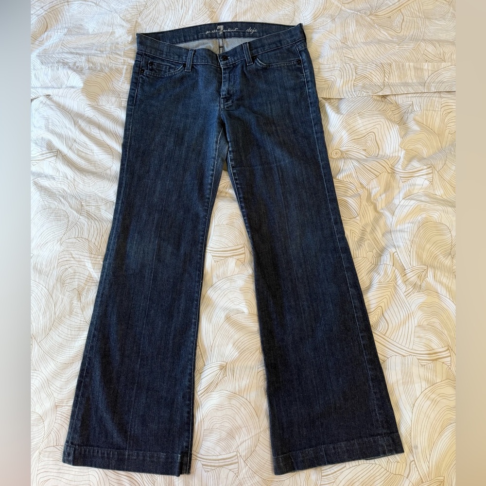 ✨ 7 For All Mankind “Dojo” Wide-Leg Jeans — Size 29 ✨